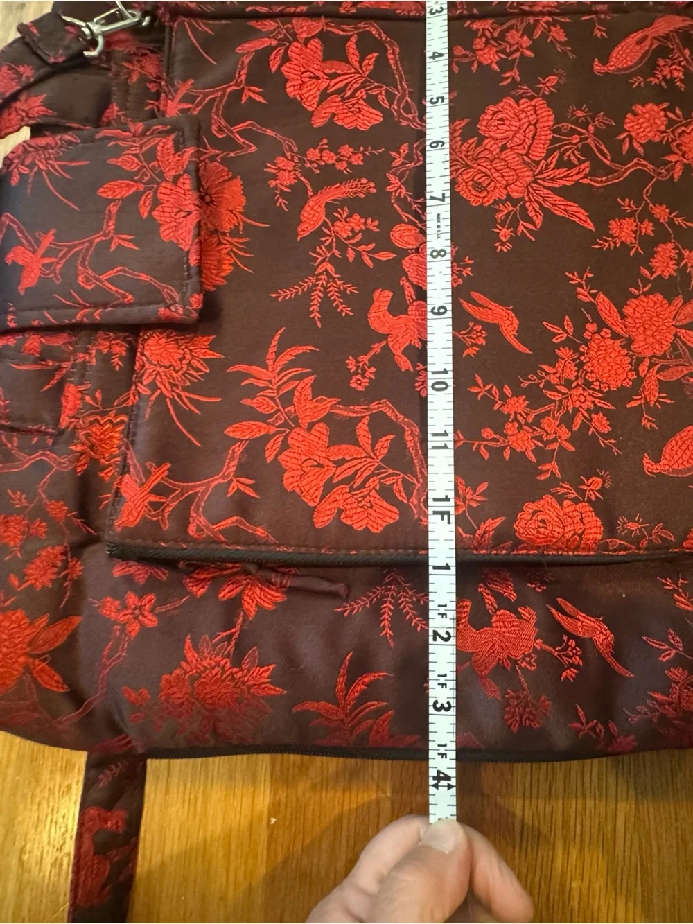 Asian Inspired/Brocade Laptop/Messenger Bag